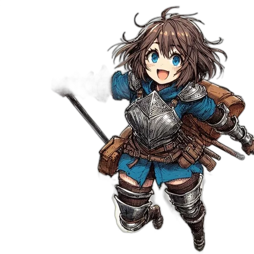 weapon, sword, staff, fantasy art transparent PNG cut-out