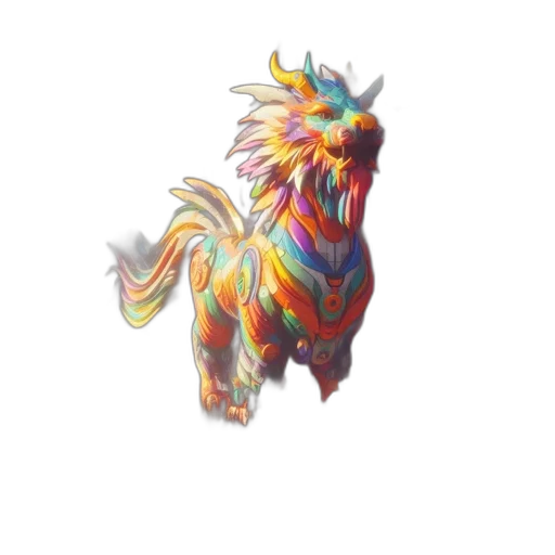 dragon, animal, creature, staff transparent PNG cut-out