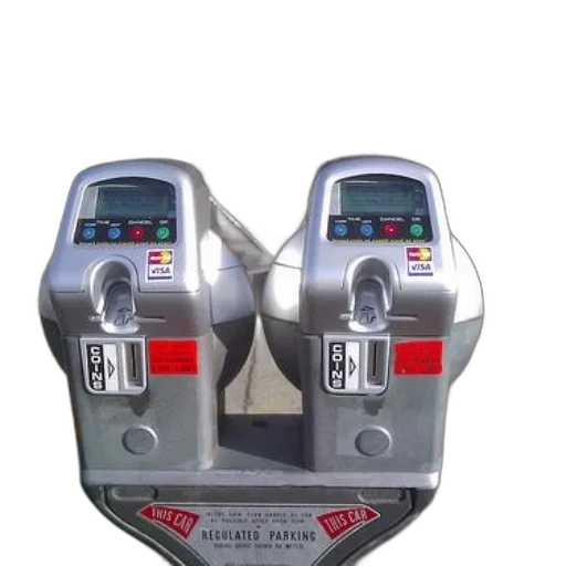 robot, 3d render, two, parking transparent PNG cut-out