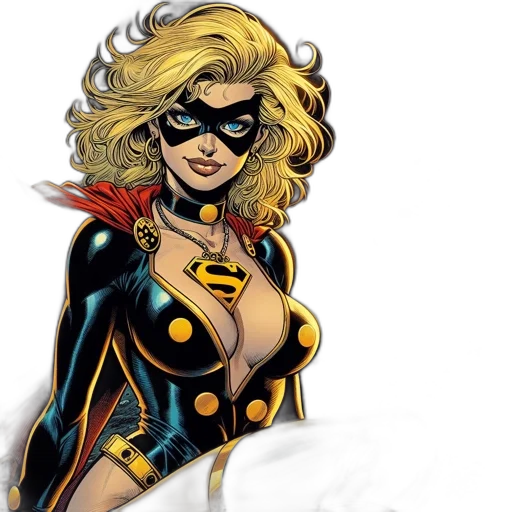comic book art, concept art, cartoon, woman transparent PNG cut-out
