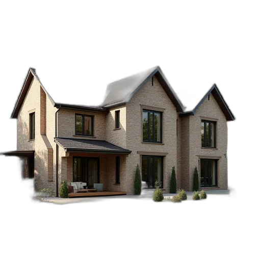 building, 3d render, photorealistic, concept art transparent PNG cut-out