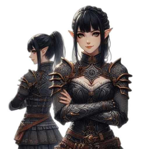 dragon, staff, sword, fantasy art transparent PNG cut-out