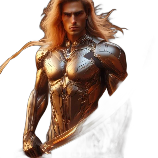 comic book art, concept art, fantasy art, photorealistic transparent PNG cut-out