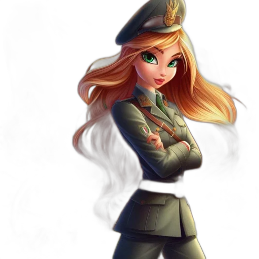 staff, hat, crown, jacket transparent PNG cut-out