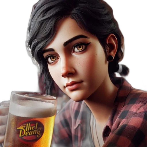 face, jacket, concept art, photorealistic transparent PNG cut-out
