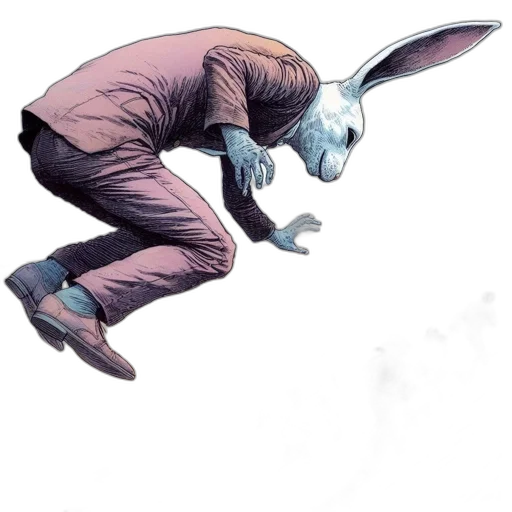 animal, creature, jacket, comic book art transparent PNG cut-out