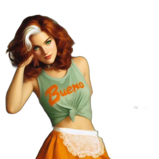 dress, photorealistic, oil painting, concept art transparent PNG cut-out