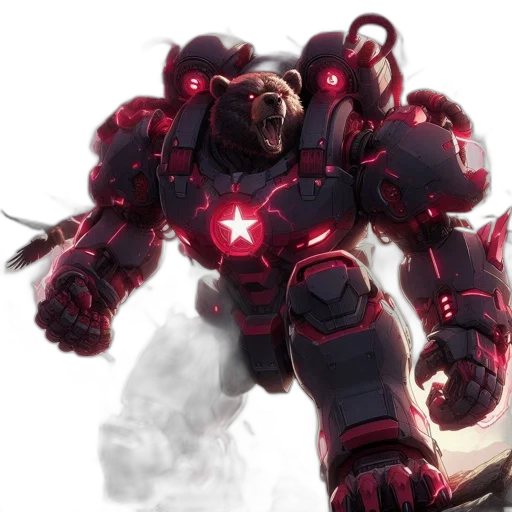 robot, weapon, concept art, comic book art transparent PNG cut-out