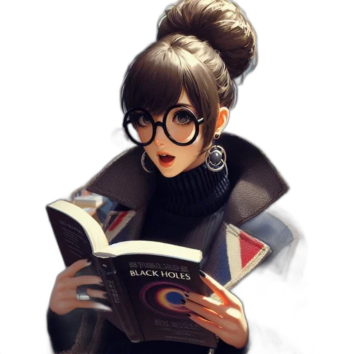 jacket, face, staff, fantasy art transparent PNG cut-out