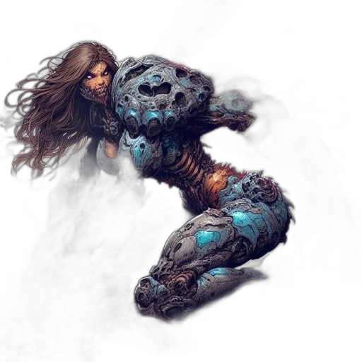 creature, fantasy art, concept art, comic book art transparent PNG cut-out