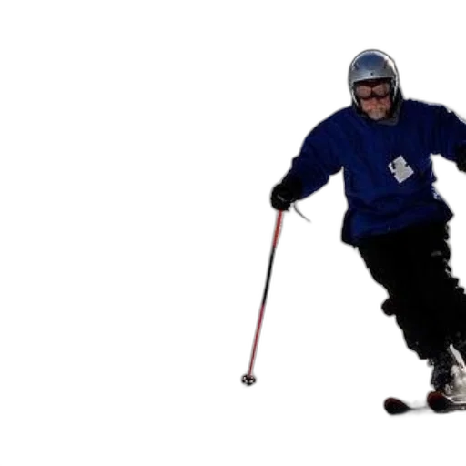 staff, 3d render, concept art, skier transparent PNG cut-out