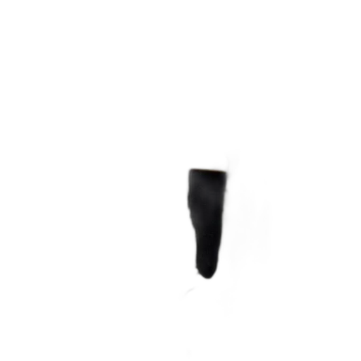 shoes, hair, weapon, staff transparent PNG cut-out