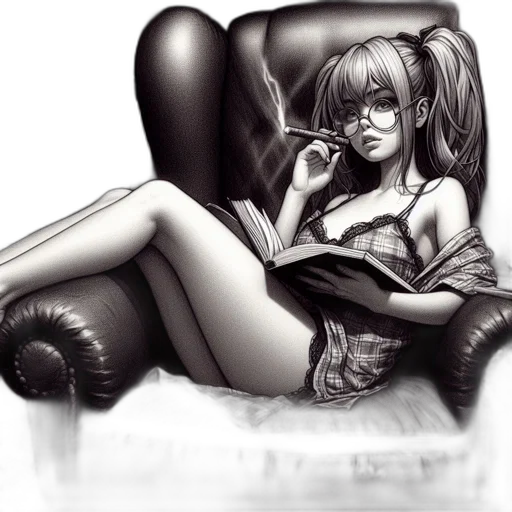 comic book art, fantasy art, pencil sketch, cartoon transparent PNG cut-out