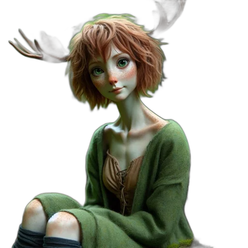 creature, fantasy art, concept art, photorealistic transparent PNG cut-out