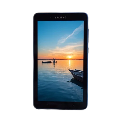 sunset, galaxy, tab transparent PNG cut-out