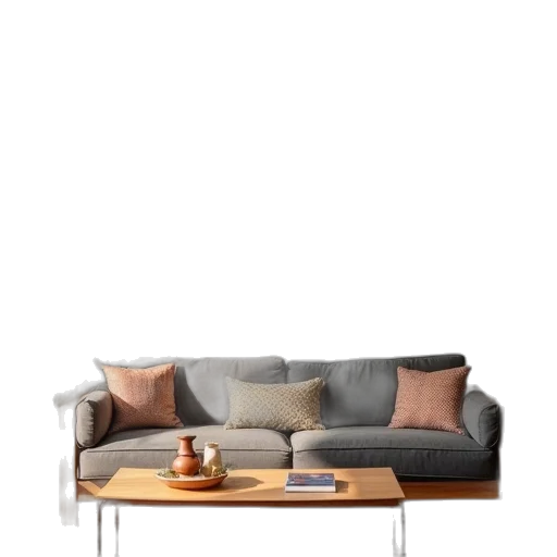 furniture, 3d render, concept art, photorealistic transparent PNG cut-out