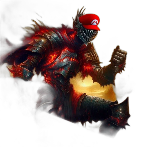 dragon, creature, weapon, mask transparent PNG cut-out