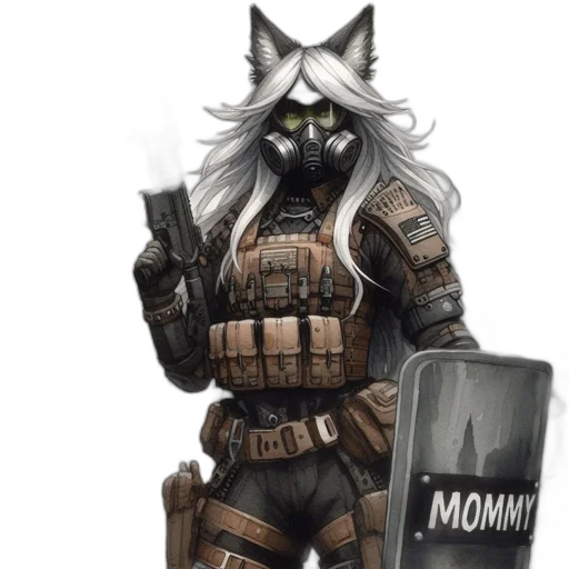 weapon, animal, concept art, comic book art transparent PNG cut-out