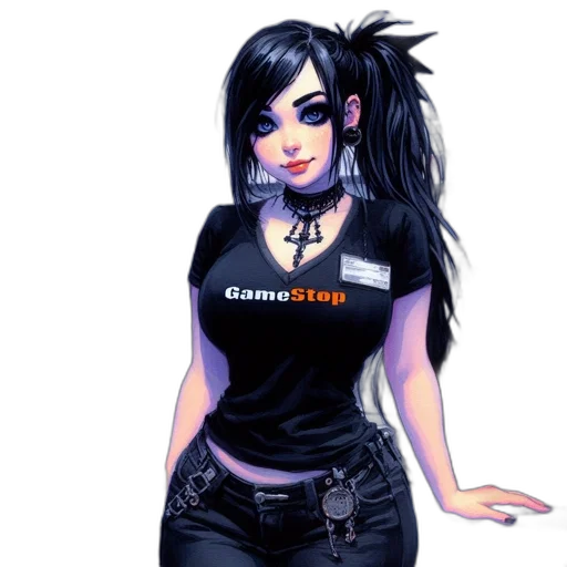 staff, dress, robot, pixel art transparent PNG cut-out