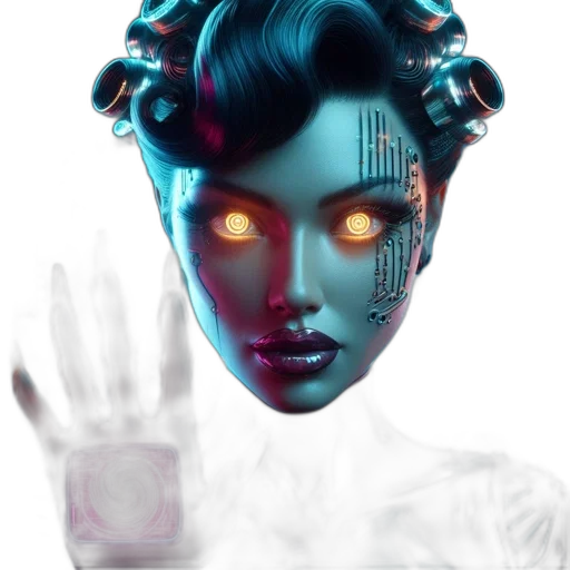 robot, mask, face, jewelry transparent PNG cut-out