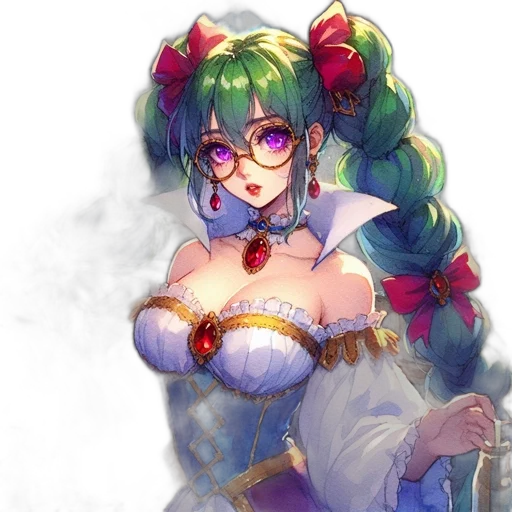 dress, crown, staff, jewelry transparent PNG cut-out