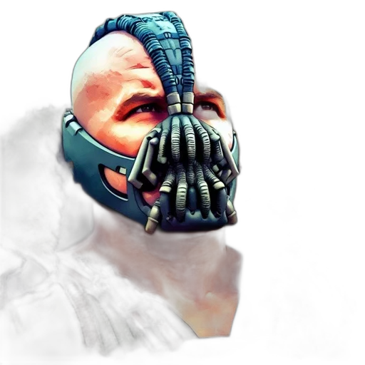 mask, face, creature, robot transparent PNG cut-out