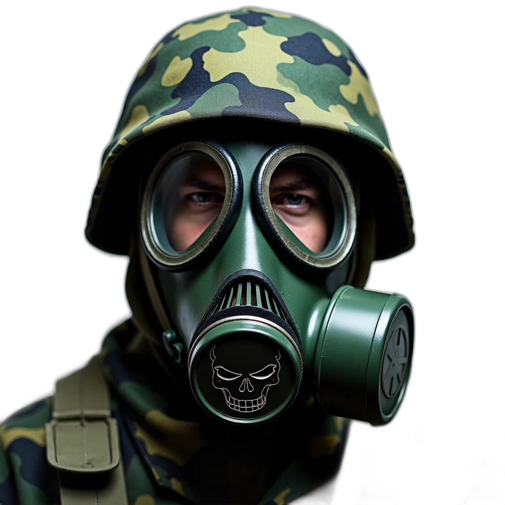 mask, face, jacket, concept art transparent PNG cut-out