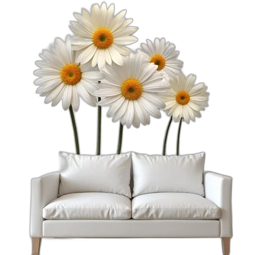 furniture, flower, crown, photorealistic transparent PNG cut-out