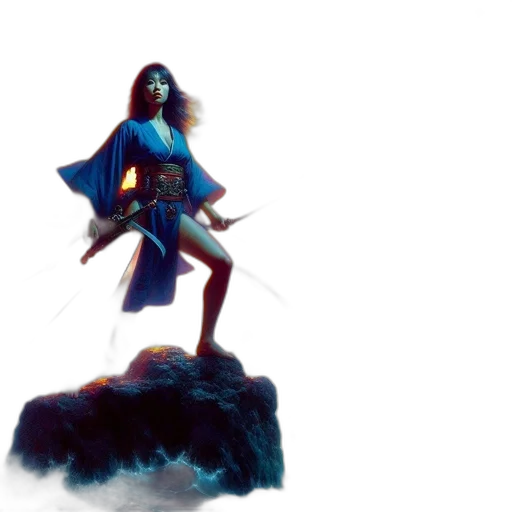 concept art, fantasy art, comic book art, pixel art transparent PNG cut-out