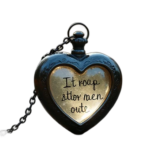 jewelry, glass, locke, quote transparent PNG cut-out