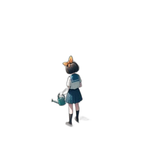 dress, staff, robot, hat transparent PNG cut-out