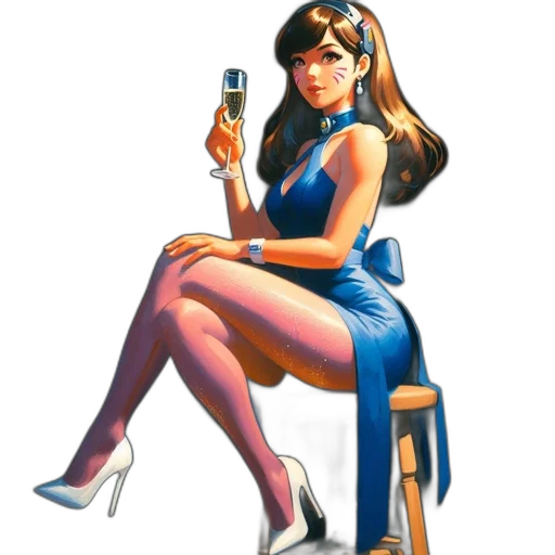 dress, bottle, staff, weapon transparent PNG cut-out