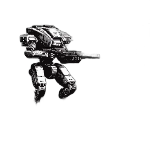 robot, weapon, staff, creature transparent PNG cut-out