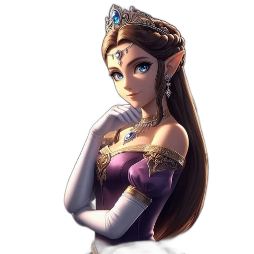 crown, staff, dress, face transparent PNG cut-out