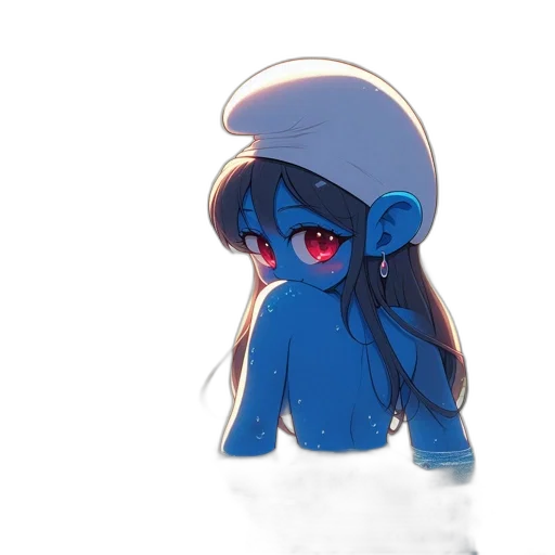 hat, creature, mask, staff transparent PNG cut-out