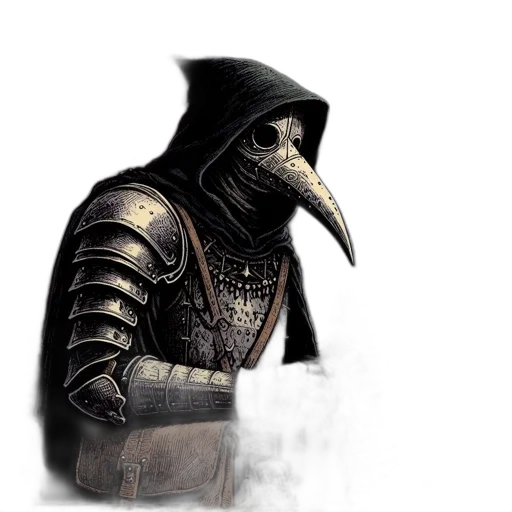 mask, sword, staff, dragon transparent PNG cut-out