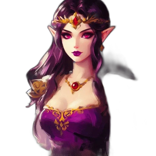 crown, jewelry, staff, dress transparent PNG cut-out