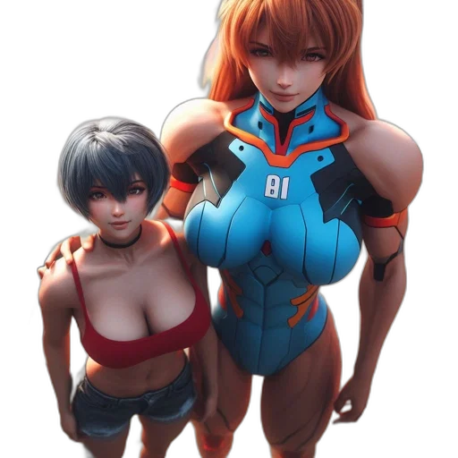 robot, concept art, 3d render, fantasy art transparent PNG cut-out