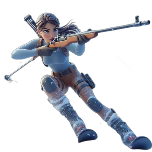 weapon, staff, concept art, 3d render transparent PNG cut-out