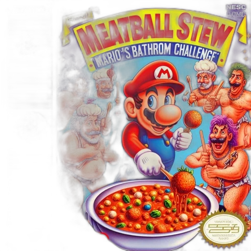 concept art, parody, nes, game transparent PNG cut-out