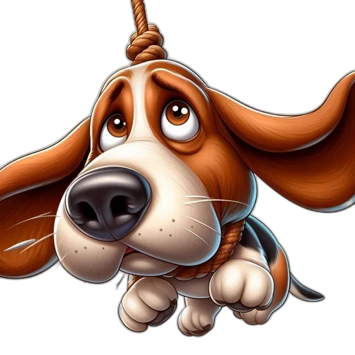 staff, animal, photorealistic, cartoon transparent PNG cut-out