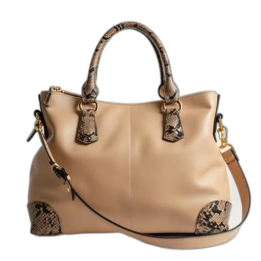 earth tones, beige, leather, satchel transparent PNG cut-out