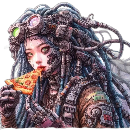 food, robot, face, animal transparent PNG cut-out