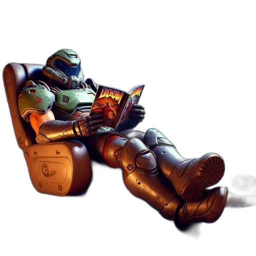 robot, furniture, concept art, cyberpunk transparent PNG cut-out