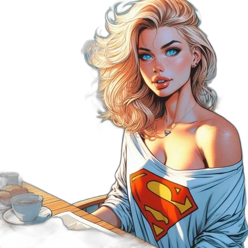 comic book art, fantasy art, concept art, cartoon transparent PNG cut-out