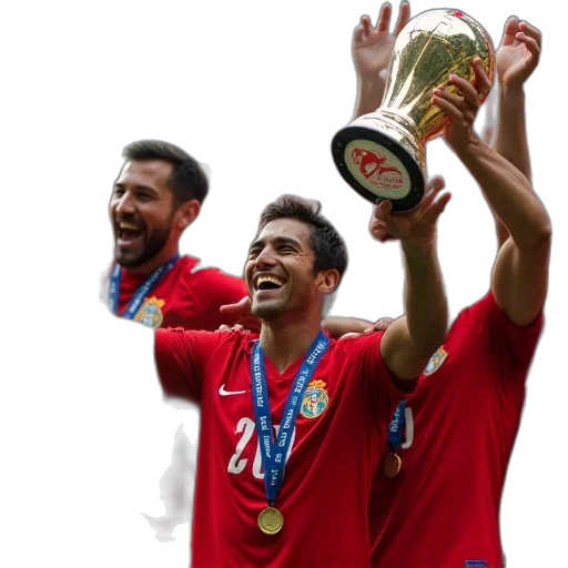 benfica, team, celebrates, uefa transparent PNG cut-out