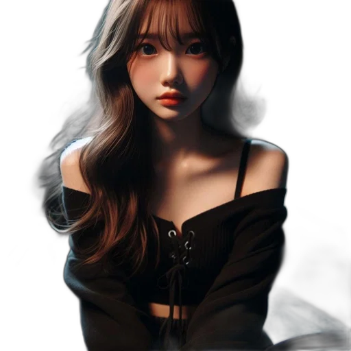 dress, face, hair, jewelry transparent PNG cut-out