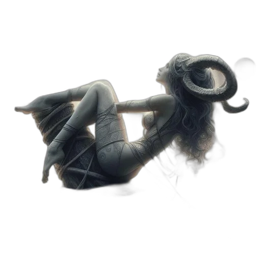 creature, staff, jewelry, hair transparent PNG cut-out