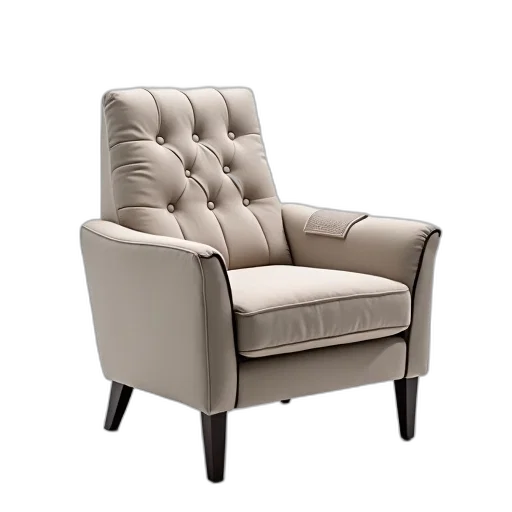 furniture, 3d render, modern, plush transparent PNG cut-out