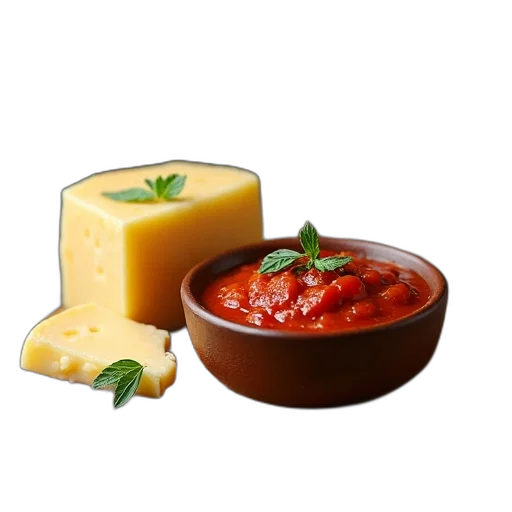 food, 3d render, photorealistic, rustic transparent PNG cut-out